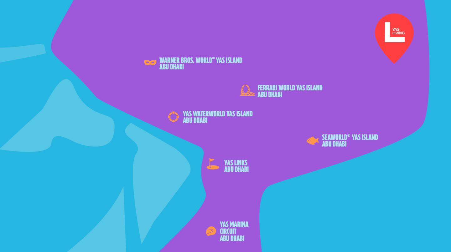 Yas Living Location Map