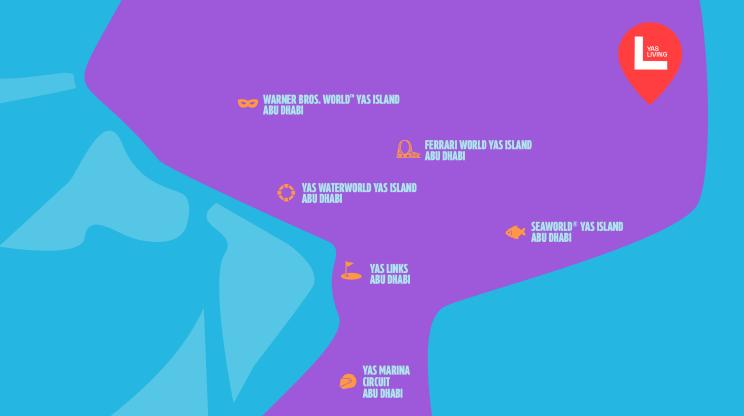 Yas Living Location Map